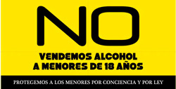 No vendemos alcohol